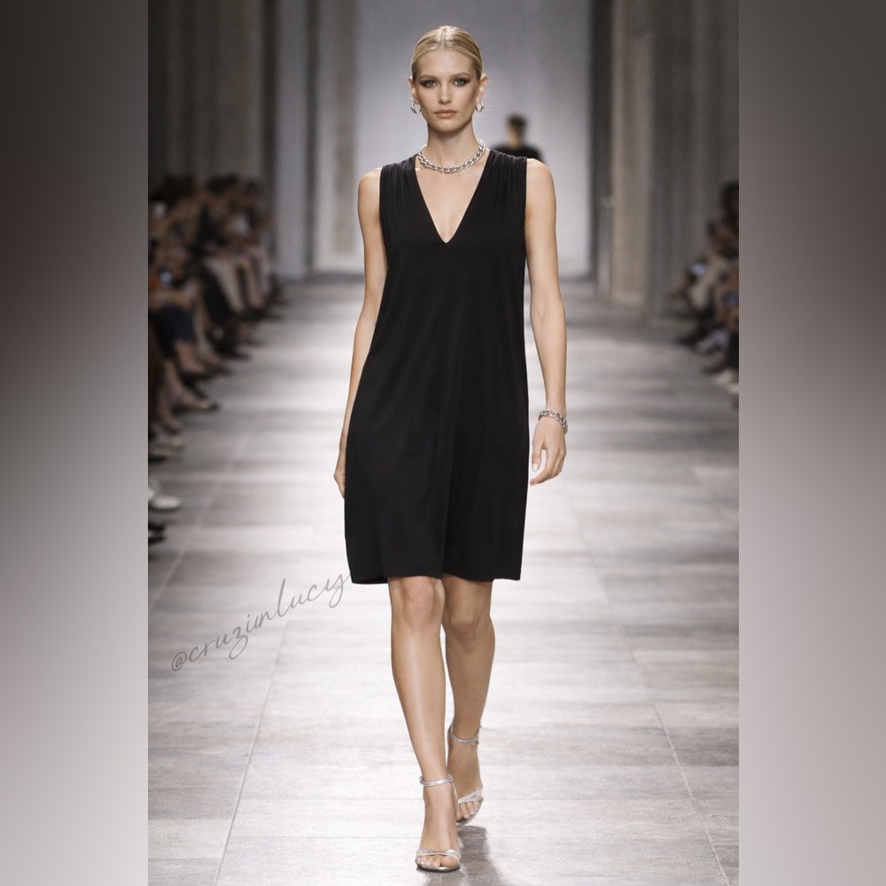 Stella McCartney Smocked Viscose Dress IT 44